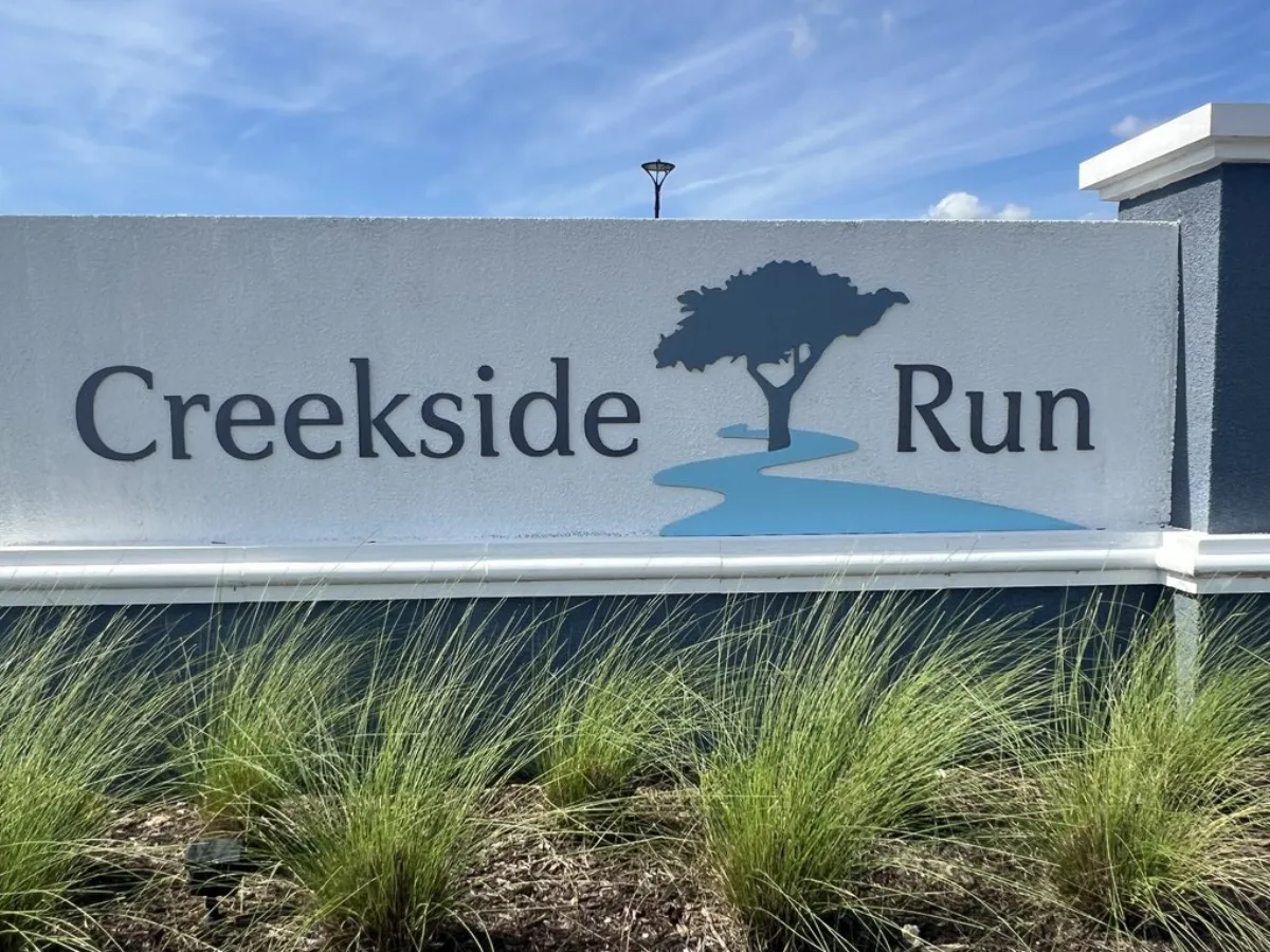 creekside run monument sign at Babcock Ranch®