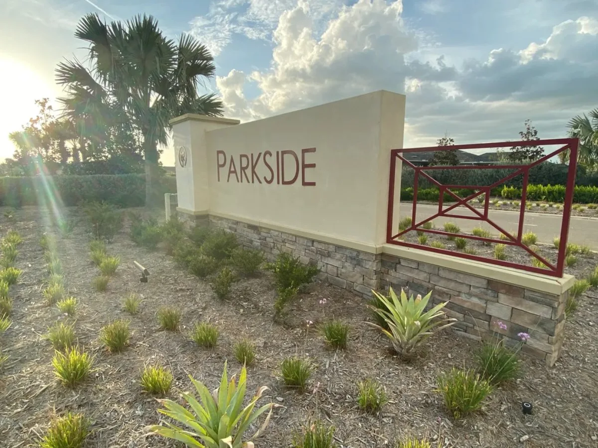 parkside monument sign at Babcock Ranch®