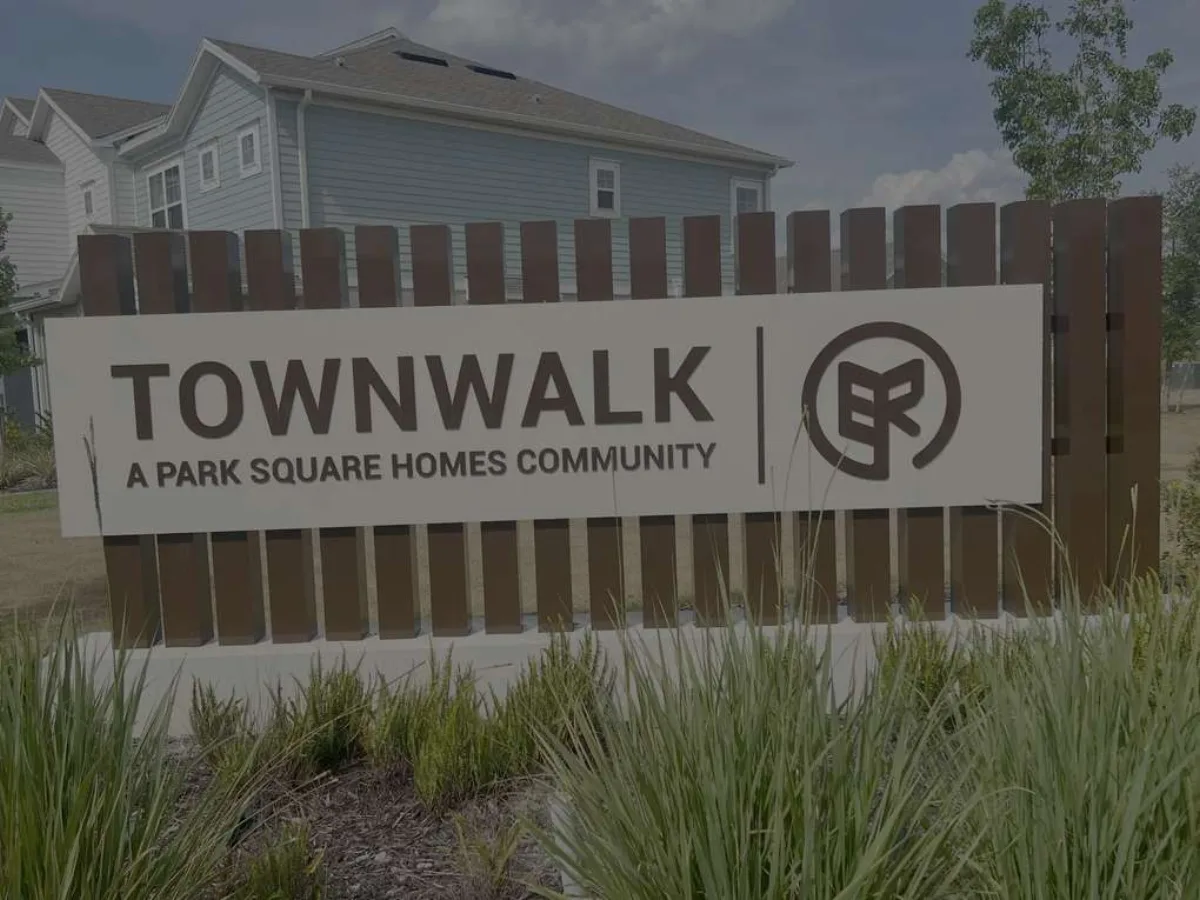 townwalk monument sign at Babcock Ranch®