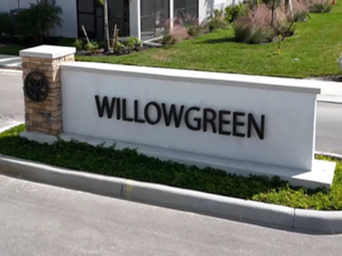 willowgreen monument sign at Babcock Ranch®